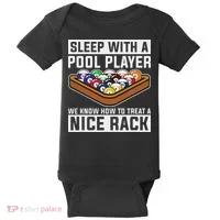 Funny Pool Player Billard 8 Ball Baby Bodysuit thumb 0