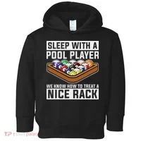 Funny Pool Player Billard 8 Ball Toddler Hoodie thumb 0