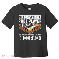 Funny Pool Player Billard 8 Ball Toddler T-Shirt thumb 0