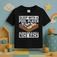 Funny Pool Player Billard 8 Ball Toddler T-Shirt thumb 3