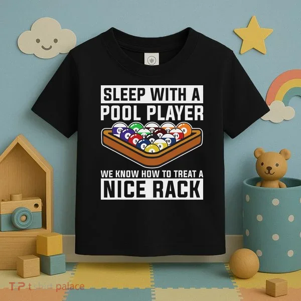Funny Pool Player Billard 8 Ball Toddler T-Shirt