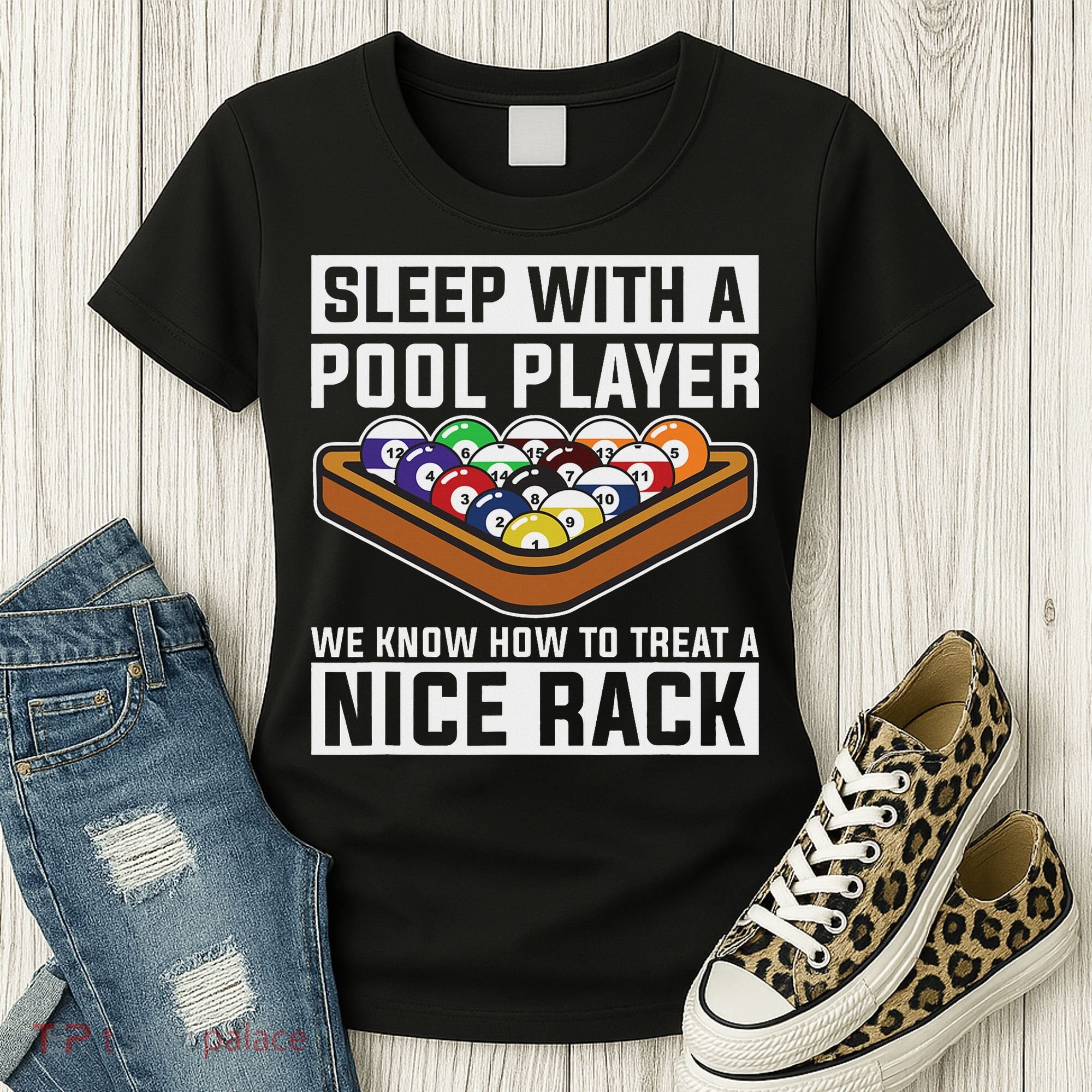 Funny Pool Player Billard 8 Ball Women's T-Shirt