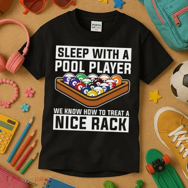 Funny Pool Player Billard 8 Ball Kids T-Shirt