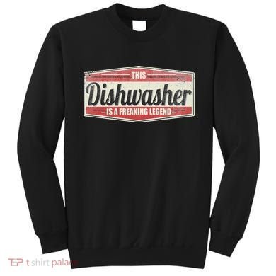 Funny Profession Quote Vintage Dishwasher Sweatshirt