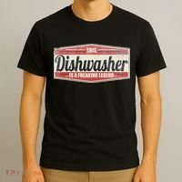 Funny Profession Quote Vintage Dishwasher T-Shirt thumb 3