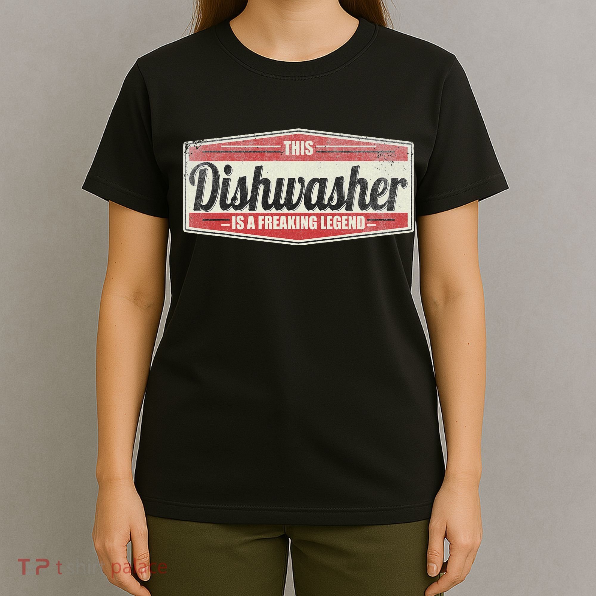 Funny Profession Quote Vintage Dishwasher T-Shirt