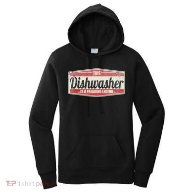 Funny Profession Quote Vintage Dishwasher Women's Hoodie