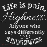 Funny Princess Quote Life Is Pain Highness Bride Beanie thumb 2