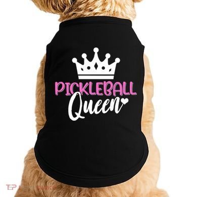 Funny Pickleball Queen Graphic Pickleball Player Gift Doggie Tank