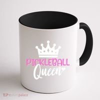 Funny Pickleball Queen Graphic Pickleball Player Gift Coffee Mug thumb 1
