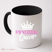 Funny Pickleball Queen Graphic Pickleball Player Gift Coffee Mug thumb 0