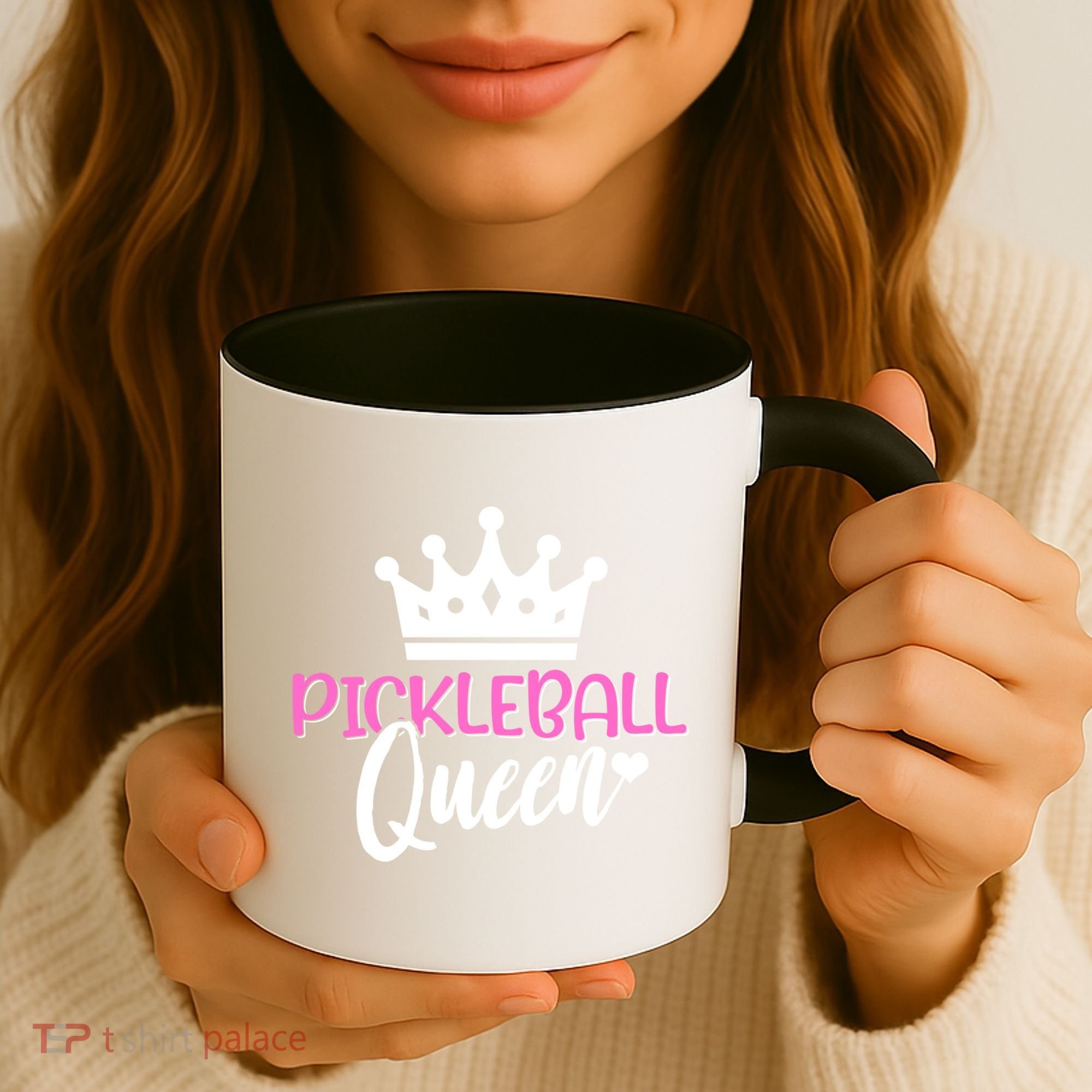 Funny Pickleball Queen Graphic Pickleball Player Gift Coffee Mug