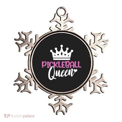 Funny Pickleball Queen Graphic Pickleball Player Gift Ornament