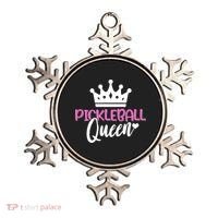 Funny Pickleball Queen Graphic Pickleball Player Gift Ornament thumb 0