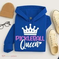 Funny Pickleball Queen Graphic Pickleball Player Gift Hoodie thumb 4