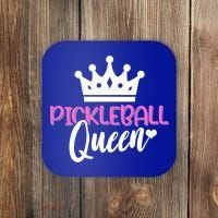 Funny Pickleball Queen Graphic Pickleball Player Gift Coaster thumb 0