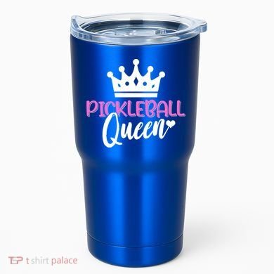 Funny Pickleball Queen Graphic Pickleball Player Gift Tumbler