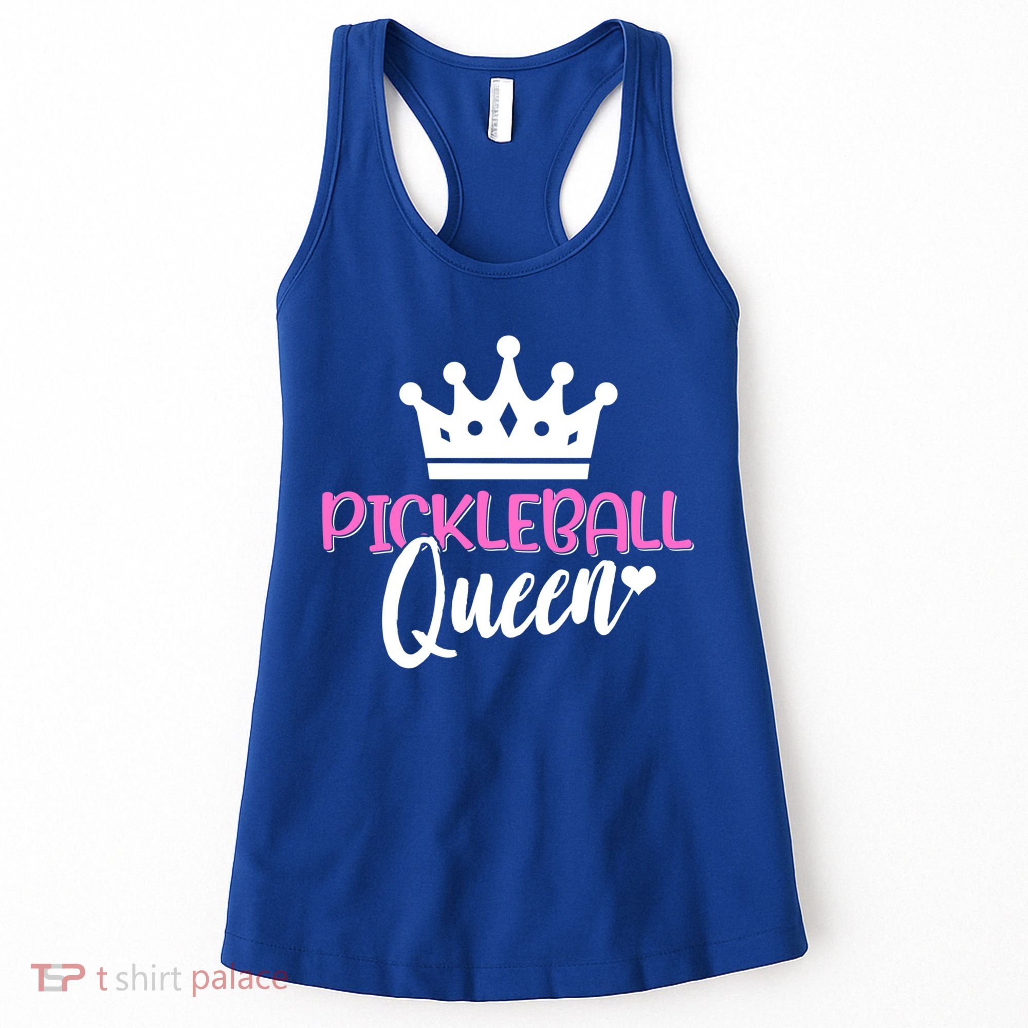Funny Pickleball Queen Graphic Pickleball Player Gift Women's Tank Top