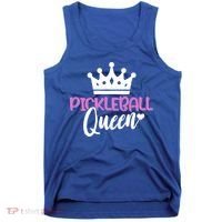Funny Pickleball Queen Graphic Pickleball Player Gift Tank Top thumb 0