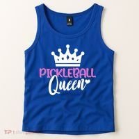 Funny Pickleball Queen Graphic Pickleball Player Gift Tank Top thumb 2