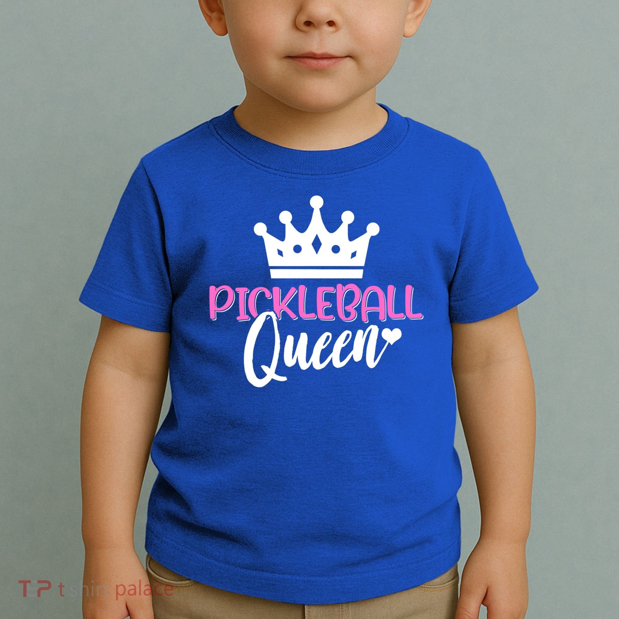Funny Pickleball Queen Graphic Pickleball Player Gift Toddler T-Shirt