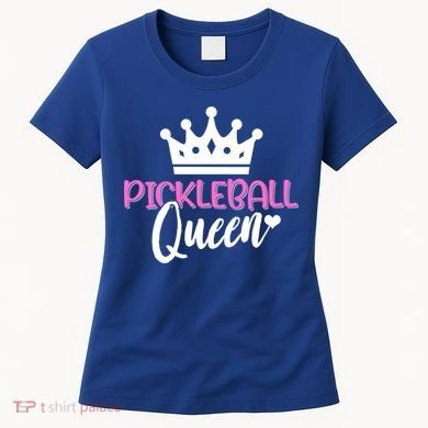 Funny Pickleball Queen Graphic Pickleball Player Gift Women's T-Shirt