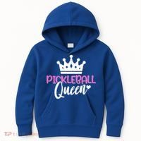 Funny Pickleball Queen Graphic Pickleball Player Gift Kids Hoodie thumb 0
