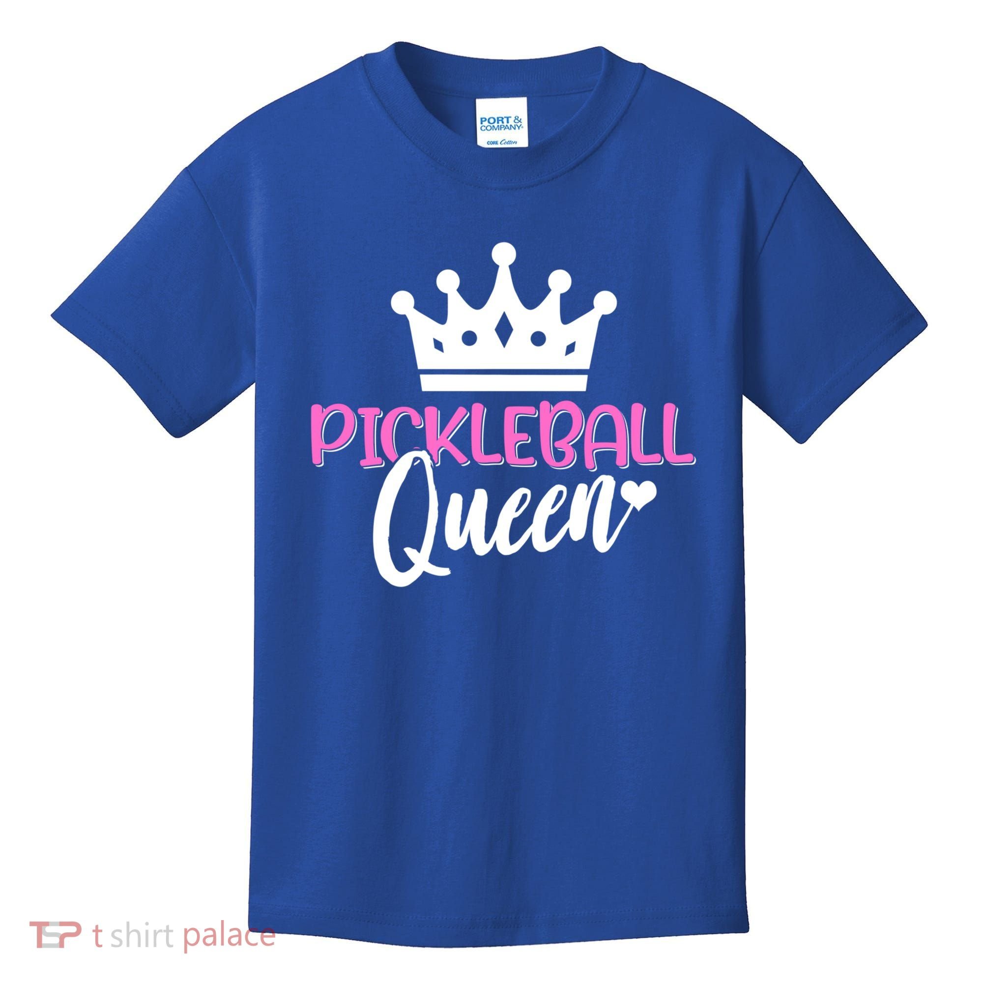 Funny Pickleball Queen Graphic Pickleball Player Gift Kids T-Shirt