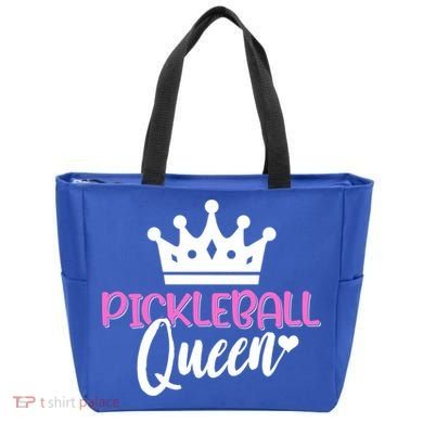 Funny Pickleball Queen Graphic Pickleball Player Gift Tote Bag