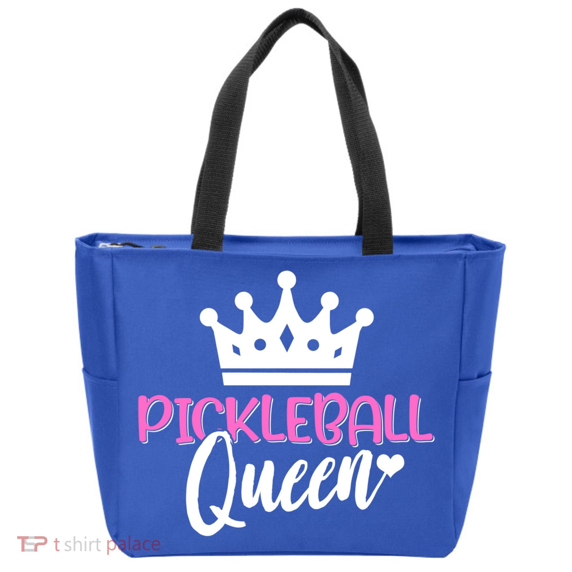Funny Pickleball Queen Graphic Pickleball Player Gift Tote Bag