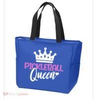 Funny Pickleball Queen Graphic Pickleball Player Gift Tote Bag thumb 3