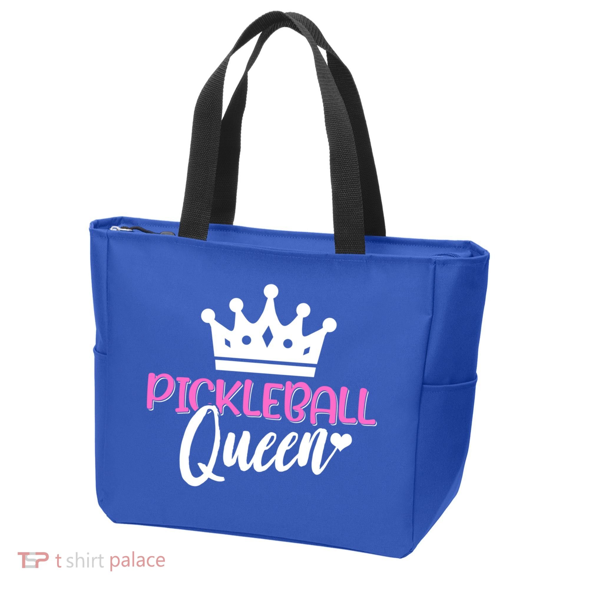 Funny Pickleball Queen Graphic Pickleball Player Gift Tote Bag