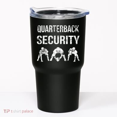 Funny Player Quarterback Security Offensive Lineman Football Tumbler