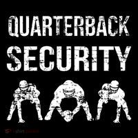 Funny Player Quarterback Security Offensive Lineman Football Ornament thumb 1