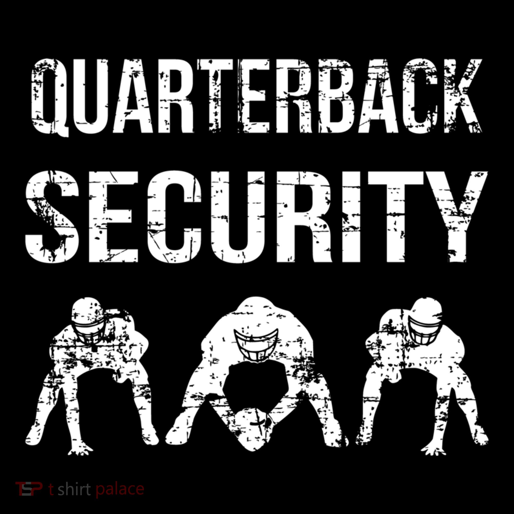 Funny Player Quarterback Security Offensive Lineman Football Ornament