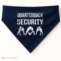 Funny Player Quarterback Security Offensive Lineman Football USA-Made Doggie Bandana thumb 0