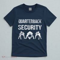 Funny Player Quarterback Security Offensive Lineman Football T-Shirt thumb 5