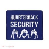Funny Player Quarterback Security Offensive Lineman Football Mousepad thumb 0