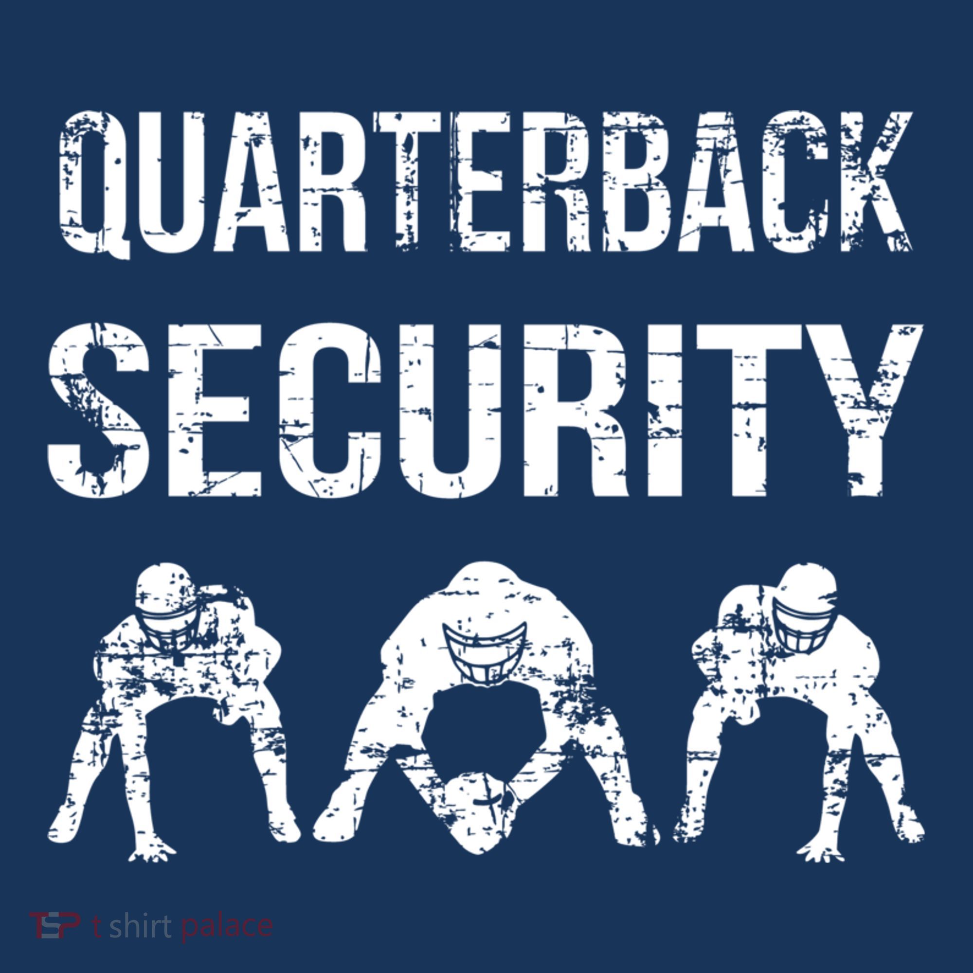 Funny Player Quarterback Security Offensive Lineman Football Tank Top