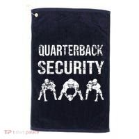 Funny Player Quarterback Security Offensive Lineman Football Golf Towel thumb 0