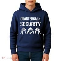 Funny Player Quarterback Security Offensive Lineman Football Kids Hoodie thumb 4