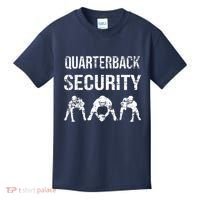 Funny Player Quarterback Security Offensive Lineman Football Kids T-Shirt thumb 0