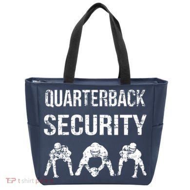 Funny Player Quarterback Security Offensive Lineman Football Tote Bag