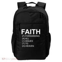 Faith Prayer Quote Backpack thumb 0
