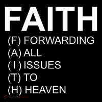 Faith Prayer Quote Drawstring Bag thumb 2