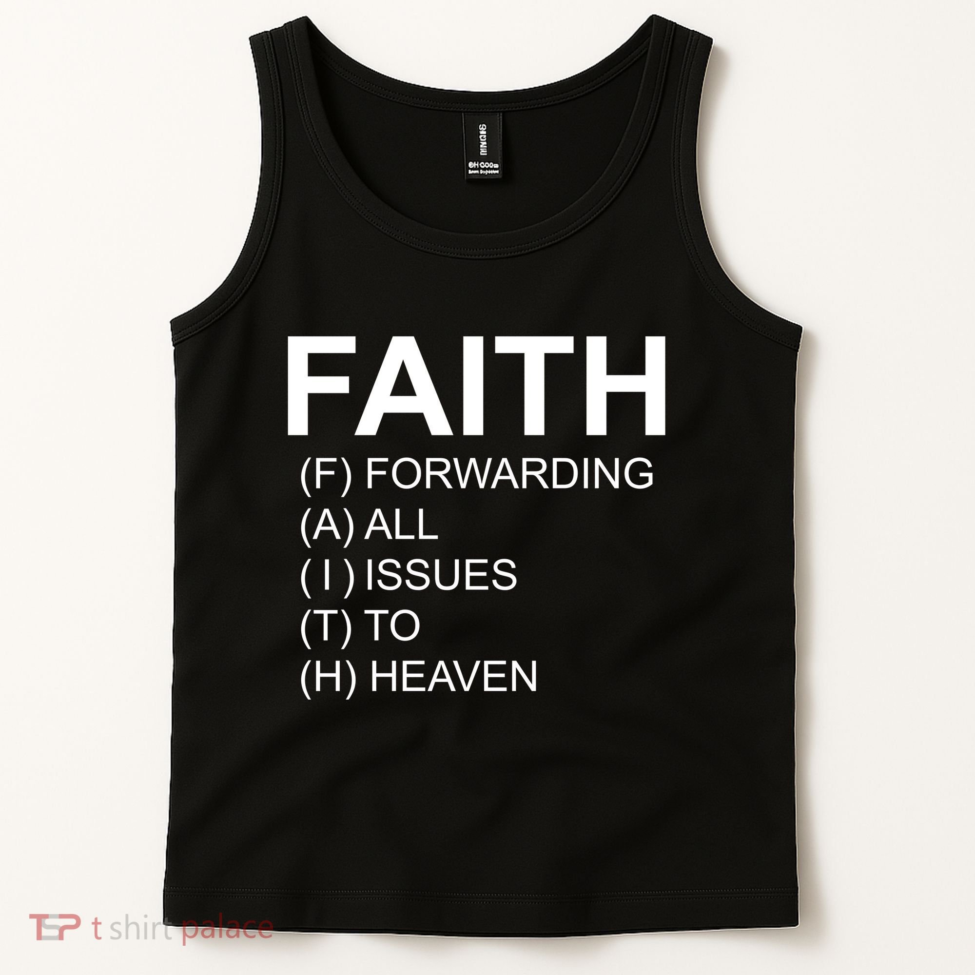Faith Prayer Quote Tank Top