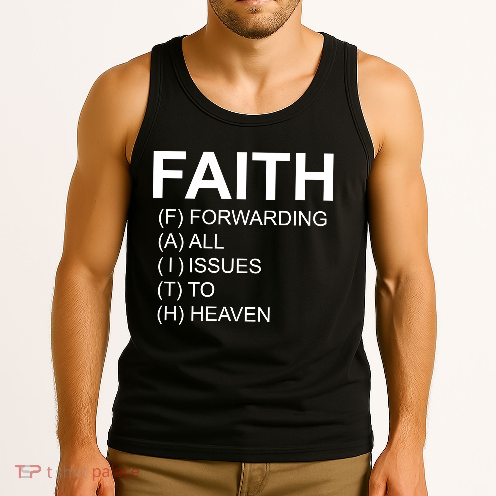 Faith Prayer Quote Tank Top