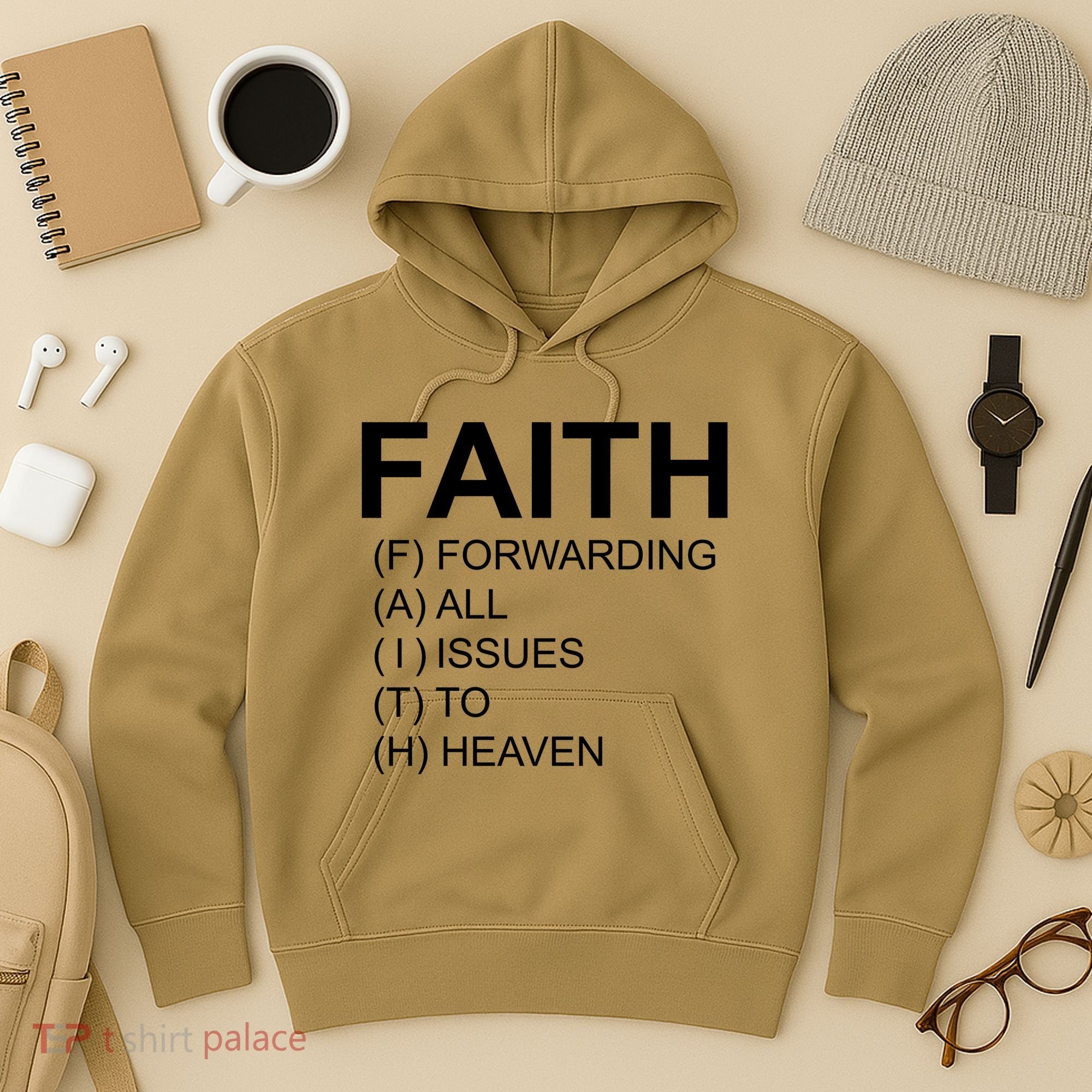 Faith Prayer Quote Hoodie