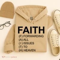 Faith Prayer Quote Hoodie thumb 4