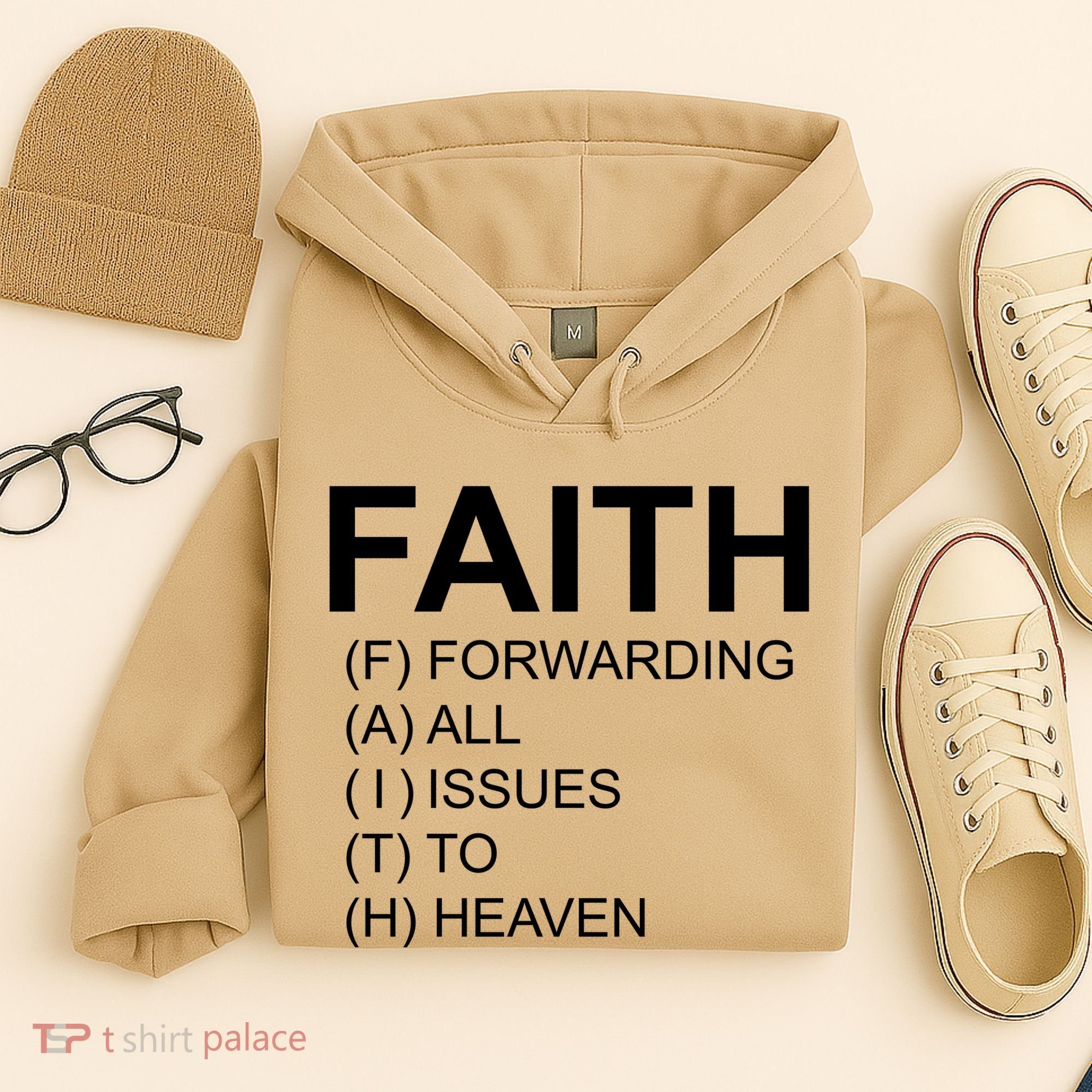 Faith Prayer Quote Hoodie